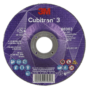 3M CUBITRON 3 DOORSLIJPSCHIJF 88383 36+ T42 115X2.5X22.23MM