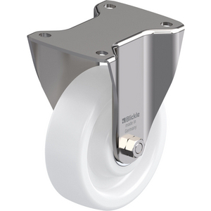 ROULETTE FIXE 800KG D.150MM IN BAND.POLYA 50MM MOY BILLE