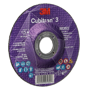 3M CUBITRON 3 DOORSLIJPSCHIJF 88383 36+ T42 115X2.5X22.23MM
