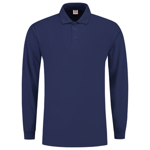 TRICORP POLOSHIRT LANGE MOUW 201009 INKT BLAUW MT XS