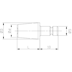 BOUTEROLLE POUR RIVETS A TETE RO NDE REDUITE APLATIE DIAM2,4