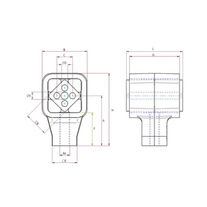 TETE DE BIELLE DH7-100 L ELEMENT OSCILLANT FIL. GAUCHE