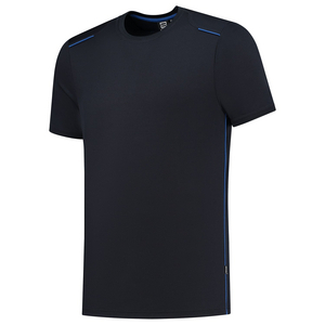 TRICORP T-SHIRT ACCENT 102703 MARINE/ROYALBLAUW MT L