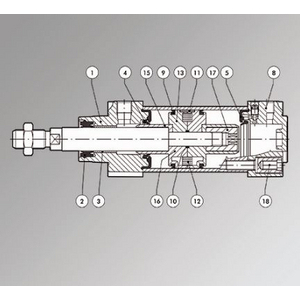 KIT COMPLETO GUARN.CIL. D=40 NBR 0090400502