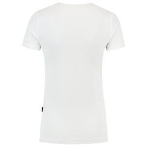 TRICORP T-SHIRT DAME V HALS FIT 101008 WIT MT 3XL