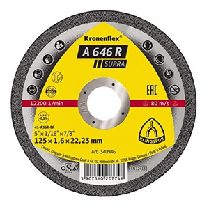 MEULE A EBAR. ET DISQUE A TR. KT /SUP/A646R/S/GER/125X1,6X22,23