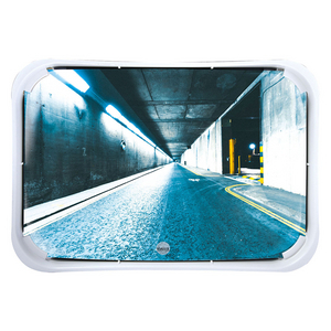 MIROIR MULTI-USAGE BLANC OPTIQUE 600X400 POLYMIR