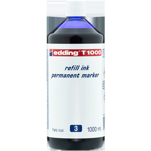 EDDING PERMANENT MARKERS 1000ML NAVULINKT BLAUW 003 T1000