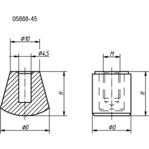 KIPP DRUKSTUK M6 - K0104.06