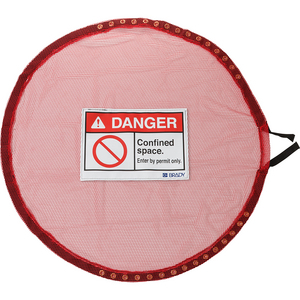 BRADY AFDEKKING RODE MESH BESLOTEN RUIMTES L 151083