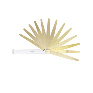 FEELER GAUGE BRASS BLADES - 0,05-1MM - 20PCS - 100MM 891981