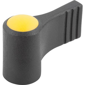 K0608.09047 Flügelgriff einseitig A=22 M4 (Deckel rapsgelb), Niro