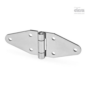 428687 - CERNIERA ACCIAIO INOX CORPI CERNIERA DI DIMENSIONI UGUALI ESTREMITA' RAGGIATE CMM-TR-SST-C-50