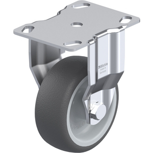 ROULETTE FIXE 120KG D. 80MM AC BAND.POLYU 30MM MOY LISSE