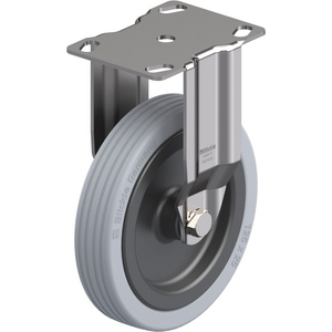 ROULETTE FIXE 80KG D.125MM IN BAND.CAOUT 25MM MOY LISSE
