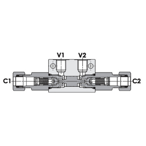 F264412100 FPD 1/4 2RO SR