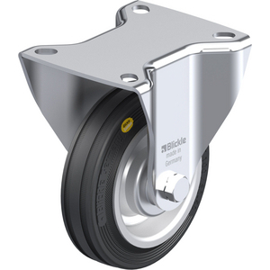 42606-RUOTA CON SUPPORTO FISSO IN LAMIERA DACCIAIO STAMPATA, SUPPORTI VERSIONE SEMI-PESANTI, ATTACCO B-RD 100R