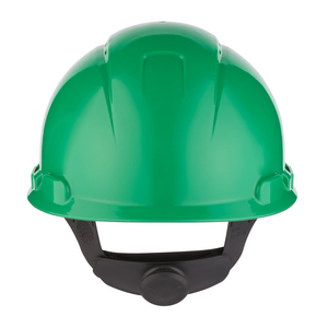 H700N-GP ELMETTO VENTILATO BARDATURA IN PLASTICA CON CRICCHETTO VERDE 7000104211