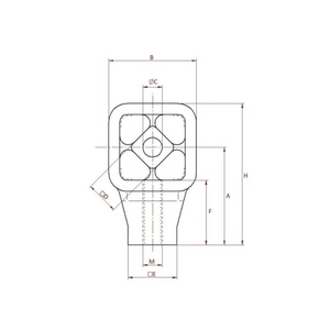 TETE DE BIELLE GSM7-120R ELEMENT OSCILLANT FIL. DROIT
