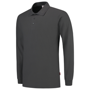 TRICORP POLOSHIRT LANGE MOUW 201009 DONKER GRIJS MT XS