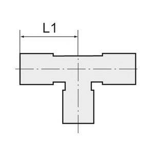 138.0604 T-SteckverbindunG, reduzierend, Schlauch-Ø2x6/1x4