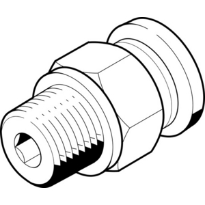 RACCORD ENFICHA QB-1/4-1/4-U-M