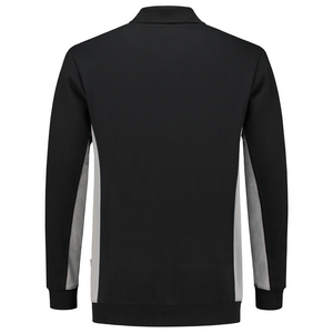 TRICORP POLOSWEATER 302003 ZWART/GRIJS MT 6XL