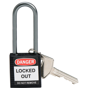 LUCCHETTO DI SICUREZZA COMPATTI CON ARCO DA 50 MM â CHIAVI DIVERSE 814135 814135