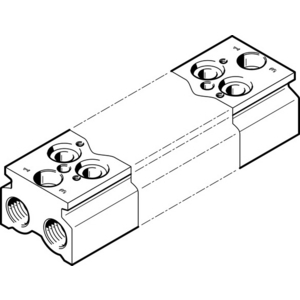 CPE18-3/2-PRS-3/8-9 Manifold block