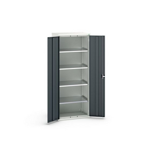 ARMOIRE A PORTES BOTT VERSO 800X550X2000 AV 4 TABLETTES