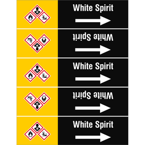 BRADY LEIDINGMERKER 135X175 WHITE SPIRIT