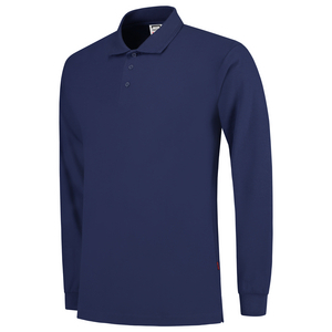 TRICORP POLOSHIRT LANGE MOUW 201009 INKT BLAUW MT XS