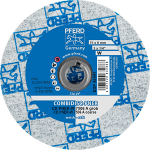 PFERD COMBIDISC® non woven disc CD PNER W 7506 A G