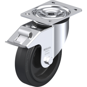ROULETTE PIVOT. 350KG D.160MM AC BAND.CAOUT 50MM MOY ROULX+FR