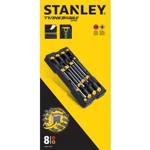STANLEY TRANSMODULE SCHROEVENDRAAIERS 8DELIG STMT1-74181