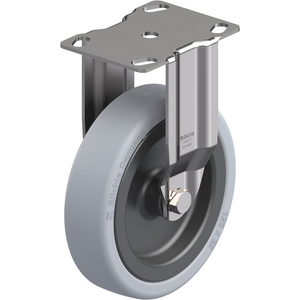 ROULETTE FIXE 100KG D.125MM IN BAND.CAOUT 32MM MOY LISSE