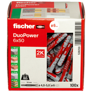 FISCHER PLUG DUOPOWER 6X50 (DS=100ST)
