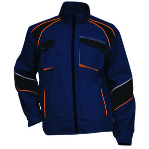 BLOUSON TRICOLORE DYNAMICS T4 60/40 CO/PO MARINE/NOIR/ORANGE