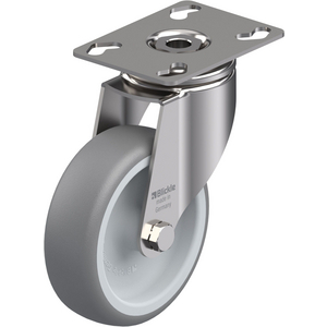 ROULETTE PIVOT. 100KG D.100MM IN BAND.CAOUT 32MM MOY LISSE