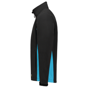 TRICORP SOFTSHELL 402002 ZWART/TURQUOISE MT 6XL
