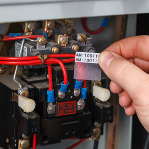 Self-Laminating Vinyl Wire and Cable Labels Brady - tilv. PTL-32-427-RD ...