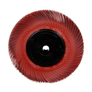 220 SPAZZOLE RADIALI A FILO ABRASIVO CURVO TIPO C- BB-ZZ DIAMETRO 150MM - P.N. 33213 ROSSO 7100138299