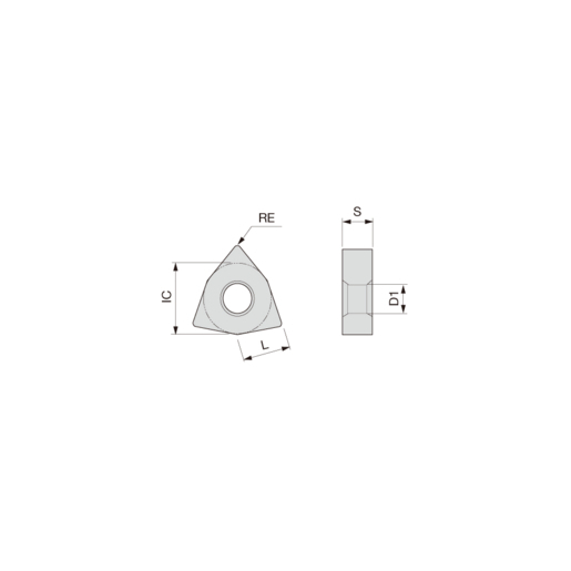 Open tool tip and tool tip for cutting to length Tungaloy Tungaloy