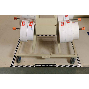 PACK 1 TOUGHSTRIPE FLOOR MARKING TAPE 104319-TOUG1 BLKWT
