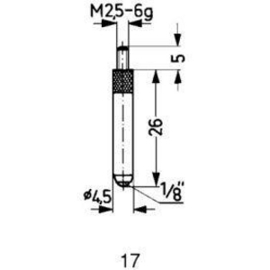 9436200009 Messeinsatz HM Abb.1726,0mm Käfer