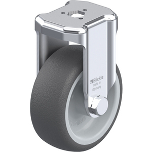 ROULETTE FIXE 120KG D. 80MM AC BAND.POLYU 30MM MOY LISSE