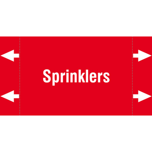 BRADY LEIDINGMERKER 115X60 SPRINKLERS