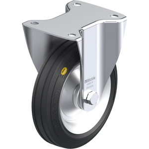 ROULETTE FIXE 300KG D.180MM AC BAND.CAOUT 50MM MOY ROULEAUX