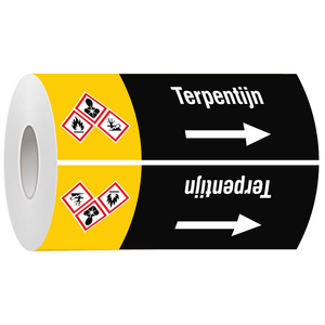 BRADY LEIDINGMERKER 300MM TERPENTIJN (ROL=30M)