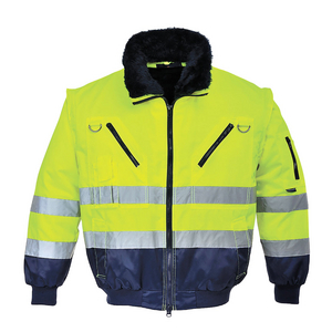 GIACCA PILOT HI-VIS 3 IN-1 YELLOW/NAVY PJ50YNR # L